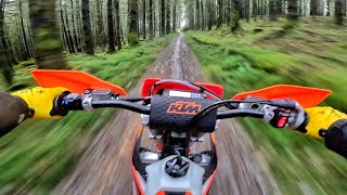 KTM EXC 150 OFF ROAD TEST [upl. by Sasnak]