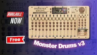 FREE Cajon VST Instruments  MONSTER Drums v3 by Agus Hardiman  Sound Demo [upl. by Mya419]