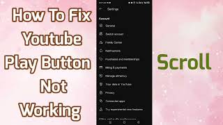 How to Fix YouTube Play Button Not Working 2024  YT Pause Play Button Not Working Solutions [upl. by Edrea]