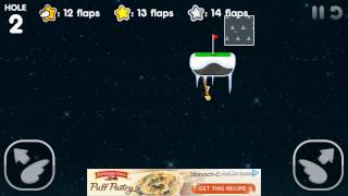 Flappy Golf 2 – Improbable Land Hole 2 – Lowest Score – 10 Flaps [upl. by Yuh749]