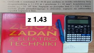 Zadanie 143 Elektrotechnika  zbiór zadań by Aleksy Markiewicz [upl. by Tiemroth]