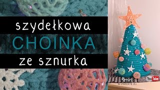 🎄 Choinka szydełkowa ze sznurka 🎄 duża choinka na szydełku 3d [upl. by Yrrac]