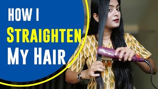 How to Get Perfectly Straight Hair  Easy and Quick Review Of This Philips Hair Straightener [upl. by Yntruoc369]