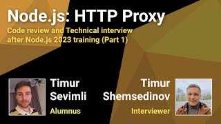 🧑‍💻 Nodejs HTTP Proxy — ревью примеров кода собеседование интервью после курса часть 1 [upl. by Aihsia744]