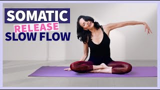 45 Min Somatic Yoga Flow Through Somatic Movement amp Yin YOGA Full Body Myofascial Release [upl. by Teodoro]