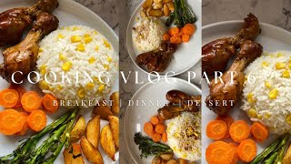 COOKING VLOG  Easy meals at home  Veggie and Chicken Roast  South African YouTuber [upl. by Enomor834]