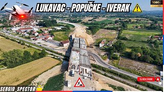 Brza Saobraćajnica LAJKOVAC  IVERAK Valjevo Popučke radovi dronom srbija [upl. by Enylodnewg]