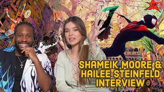 Hailee Steinfeld amp Shameik Moore Reveal Favorite New Spiderhero in Across the SpiderVerse [upl. by Elmina]