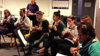 Morpeth Ukulele Orchestra  Starman David Bowie Rehearsal [upl. by Ettenuahs]