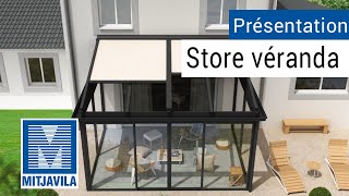 Store véranda store de toiture  Mitjavila [upl. by Premer]