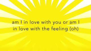 The Feeling  Justin Bieber ft Halsey Lyrics Video [upl. by Nickolas]