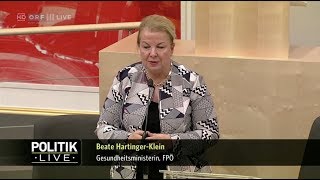 Beate HartingerKlein  Kranken und Kuranstaltengesetz  20122018 [upl. by Newra]