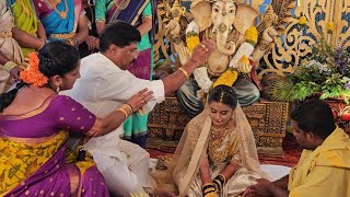 Madhu gowda marriage Beautiful moments  Madhu gowda marriage latest video [upl. by Naneik]