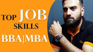 BBA amp MBA Skills Required for Job or Business Best Skill for Business Management Students [upl. by Ahsenad]