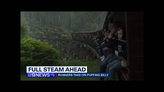 Puffing Billy Running Festival 2024 On 9News Part 14 [upl. by Trometer857]