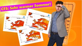 Wettermodell rechnet mit sehr warmen Sommer 2024 Extremhitze Hitzewellen 40 °C nicht vorhersagbar [upl. by Danielle]