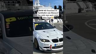 BMW M3 Tracktool im Yachthafen von Monaco 😍🚀 [upl. by Asirrac]