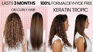 How To Lasio Keratin Tropic on Curly Hair  UPDATED 2024 [upl. by Areis940]