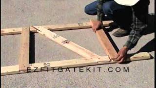 EZ Fit Gate Kit Two Rail demo Assembly [upl. by Clarke]