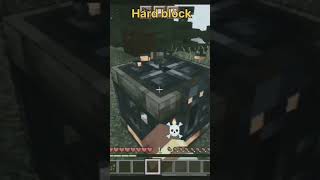 Normal block and Hard block minecraft gaming [upl. by Annoet]