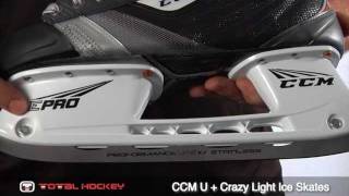 CCM U Crazy Light Ice Skates [upl. by Shanon331]