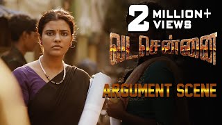 VADACHENNAI  Argument Scene  Dhanush  Ameer  Andrea Jeremiah  Vetri Maaran [upl. by Ynnaj]