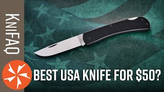 KnifeCenter FAQ 190 Best USAMade Knife Under 50 [upl. by Sunil]