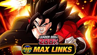 GREAT EZA LEVEL 10 LINKS 100 EZA PHY SSJ4 VEGITO DBZ Dokkan Battle [upl. by Ahsinroc]