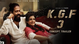 KGF Chapter 3  Official Trailer  Rocking Star Yash  Prashanth Neel Universe  Raveena Updates [upl. by Linkoski]