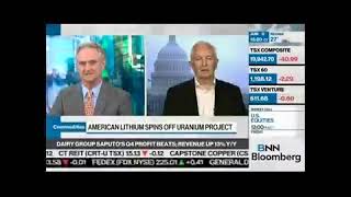 American Lithium CEO on Uranium Spinoff [upl. by Oniluap]