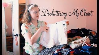 Decluttering My Vintage Closet  Bloopers [upl. by Ettegroeg]