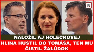 Hlina hustil do Tomáša ten mu čistil žalúdok Naložil aj Holečkovej [upl. by Fee707]