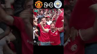 Manchester United VS Manchester City 2024 FA Cup Final Goals amp Highlight shorts footballhighlights [upl. by Annirtak639]