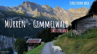 Best places to visit in the swiss alps  Mürren Gimmelwald [upl. by Lillywhite]