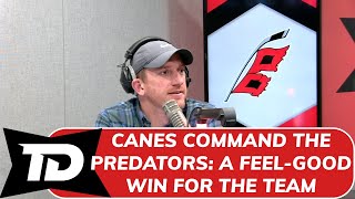 Canes command the Predators A feelgood win for the team [upl. by Olshausen44]