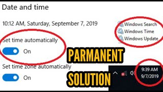 Windows 10 Date amp Time Problem Solved  Keeps Changing Problem amp Not Updating Automatically Fixed [upl. by Yelnik]