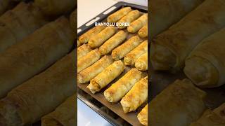 Banyolu börek tarifi yorumda 🫠 Comment on the bath pastry recipe [upl. by Eelak]