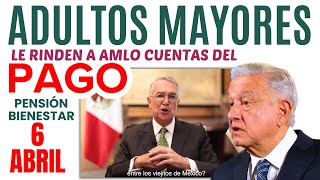 PROXIMOS PAGOS A ADULTOS MAYORES🔴ATENCIÓN LE RINDEN CUENTAS A AMLO¡🔴 [upl. by Nemzzaj]