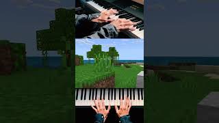 Sweden Minecraft Piano Cover piano minecraftshorts minecraft swedenminecraft sweden [upl. by Zaria]