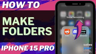 How to Make Folders on iPhone 15 Pro [upl. by Mathian]