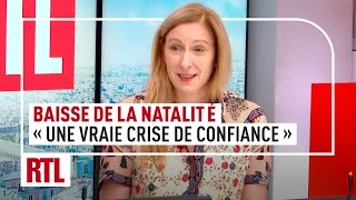 Baisse de la natalité  quotUne vraie crise de confiancequot [upl. by Car]