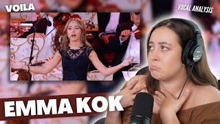 EMMA KOK Voilà  André Rieu Maastricht 2023  Vocal Coach Reaction amp Analysis Jennifer Glatzhofer [upl. by Jedd796]