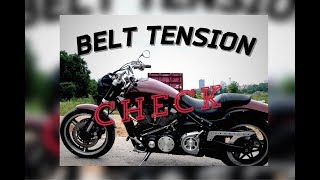 Yamaha Warrior 1700 Belt Tension Check [upl. by Tecil]