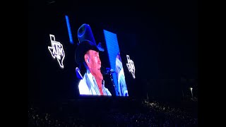 GEORGE STRAIT  Ocean Front Property  College Station Kyle Field [upl. by Erodasi]