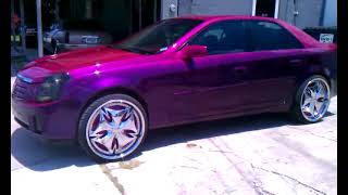 Candy paint on Cadillac cts on 22quots part ll [upl. by Hereld628]