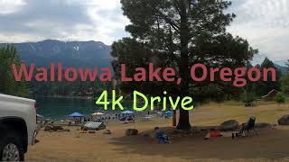 Wallowa Lake Oregon  4k Drive [upl. by Lossa]