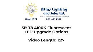 3ft T8 4100K Fluorescent [upl. by Nauhs]