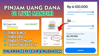 CARA PINJAM UANG DI LIVIN MANDIRI TERBARU 2024  PINJAMAN BANK MANDIRI  PINJOL MUDAH CAIR 2024 [upl. by Caren]