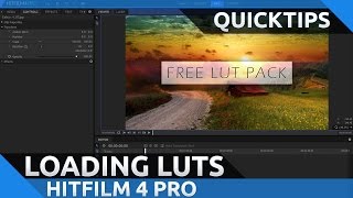 How To Apply LUTs In Hitfilm 4 Pro [upl. by Rab]