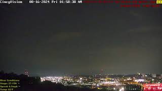 Cincinnati Skyline Ohio River Brent Spence Bridge  Livestream from Covington Kentucky [upl. by Iron]